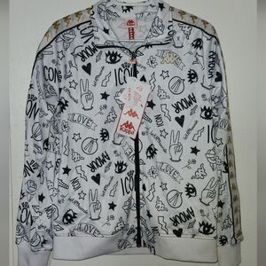 Kappa Black and White Jacket NWT